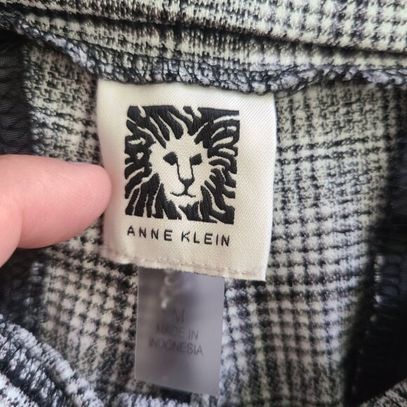 Anne Klein Women’s Plaid Slim Fit Dress Pants Size M - Picture 8 of 12